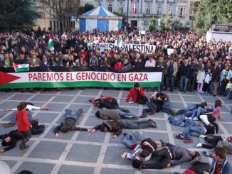 El 18 de enero Santander se manifestó pidiendo un alto al genocidio en Gaza y Radio Altamira estuvo allí