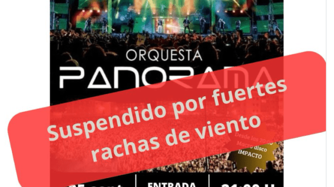 Por seguridad la Orquesta Panorama suspende su actuación en Lierganes