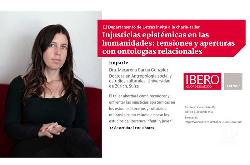 Dos conferencias de la investigadora en literatura y cultura infantil y juvenil Macarena García González     