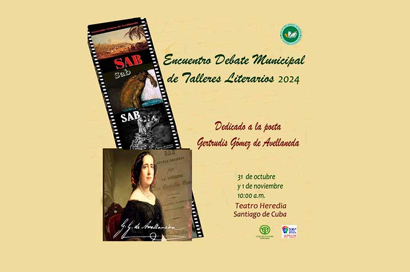 Encuentro Debate Municipal de Talleres Literarios 2024 en Santiago de Cuba (+Programa)