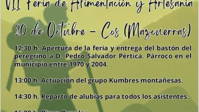 Domingo 20 de octubre Ecocestuca del Peregrino en Cos ( Mazcuerras)
