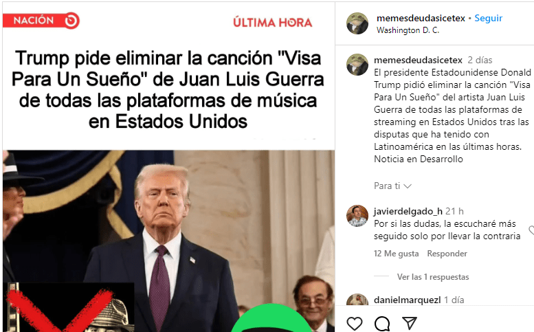 Visa para un sueño se convierte en himno ante la increible decisión del nuevo Presidente de EEUU