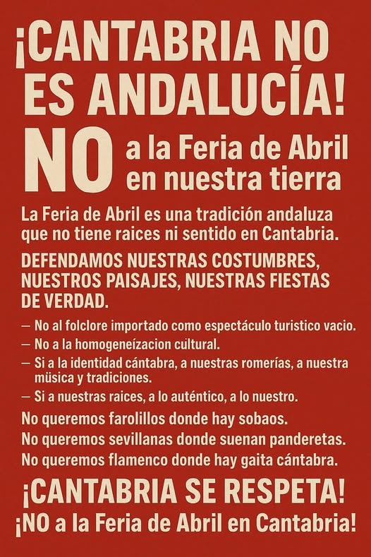 Llega la Feria de Abril y los ignorantes florecen como margaritas en primavera por los prados de Cantabria