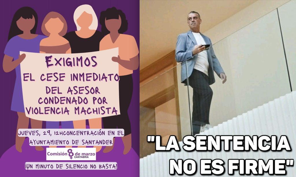 Todos contra el agresor Francisco Javier Gallego Gamucio, que públicamente agredió a su expareja en el Festival de las Naciones de 2019»