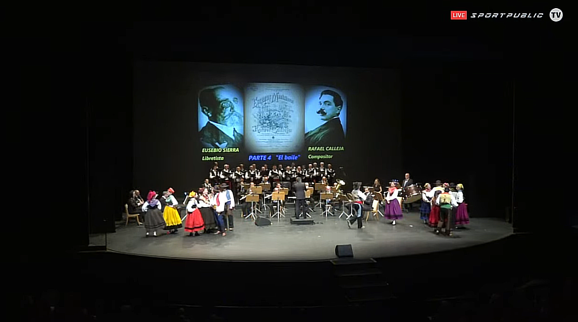 Disfruta aqui en directo de la Gala del Floclore en el Palacio de Festivales