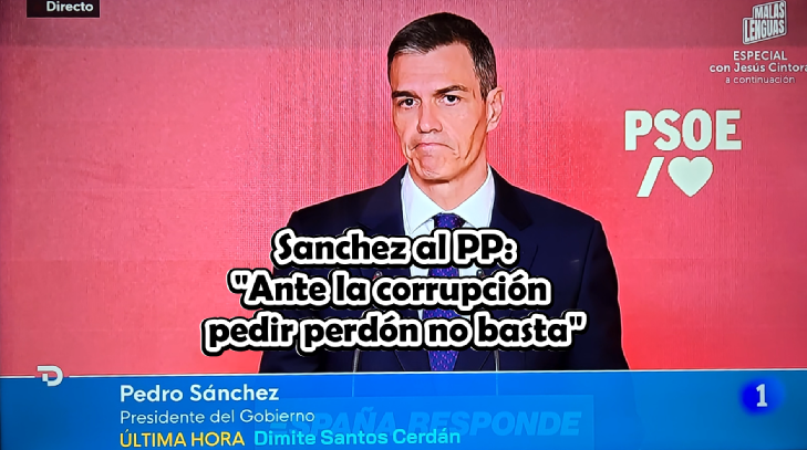 «PEDRIR PERDÓN NO BASTA» Sánchez perderá la confianza por ignorante o complaciente, la víctima es el pueblo