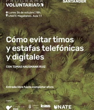 Santander acoge una charla gratuita sobre cómo evitar timos y estafas telefónicas y digitales